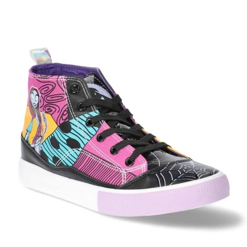 NWT! Disney's Nightmare Before Christmas High Top Sneakers Multicolored NEW 10